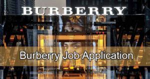 burberry work experience